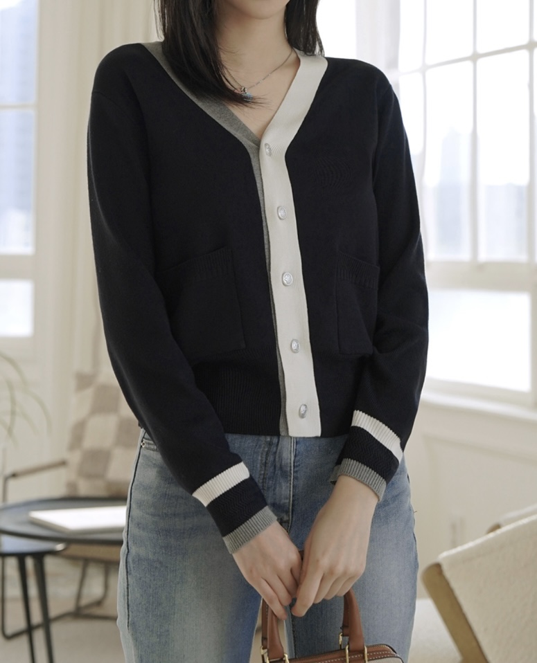I BLLE直郵韓國代購㊣女裝新款熱賣25春夏人氣職業推薦針織衫I BLLE針織衫