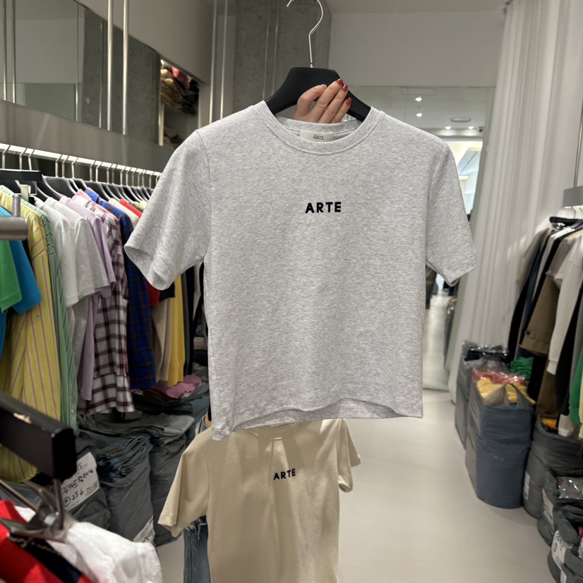 ARTE STUDIO直郵韓國代購㊣女裝新品25春夏時尚推薦職業T恤ARTE STUDIOT恤圖色4