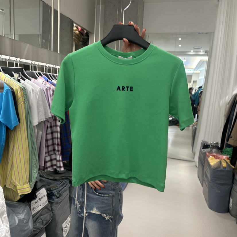 ARTE STUDIO直郵韓國代購㊣女裝新品25春夏時尚推薦職業T恤ARTE STUDIOT恤圖色5