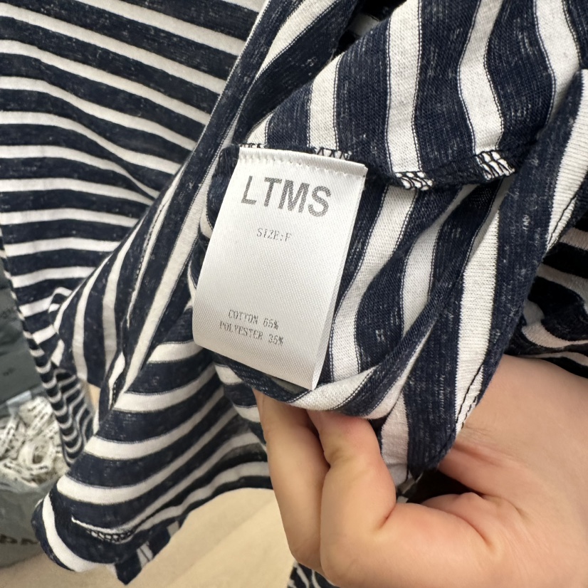 LTMS韓國㊣直郵東大門代購女裝新品25春夏推薦職業人氣長袖T恤LTMS長袖T恤