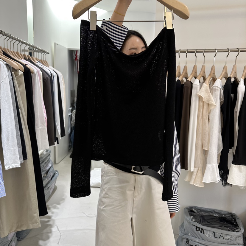 RENDER直郵韓國代購㊣女裝新品職業熱賣時尚人氣推薦針織衫RENDER針織衫圖色2