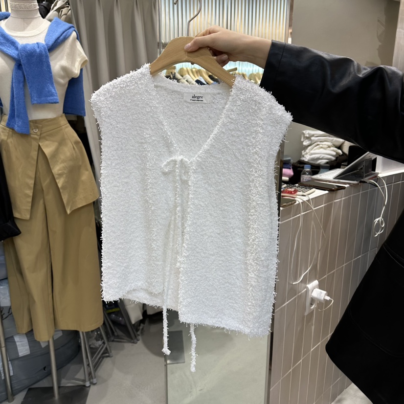ALEGRE韓國直郵㊣女裝新品熱賣推薦人氣職業休閑25春夏吊帶背心ALEGRE吊帶/背心