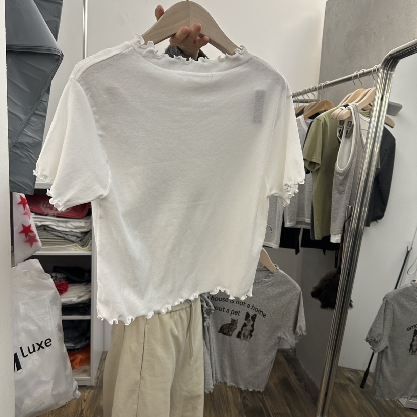 MOSAIC直郵韓國代購㊣女裝新款熱賣時尚25春夏休閑人氣職業T恤MOSAICT恤