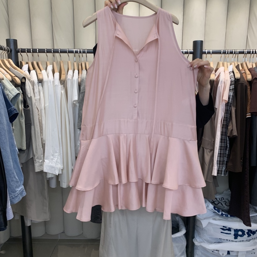OUS/INCH-L直郵韓國代購㊣女裝新品推薦人氣25春夏連衣裙OUS/INCH連衣裙圖色2