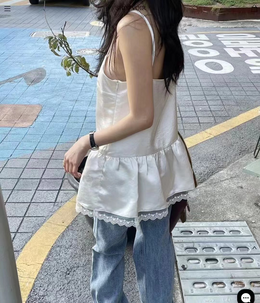 DOUBLEIN韓國直郵㊣東大門實拍女裝新款25春夏推薦吊帶背心DOUBLEIN吊帶/背心