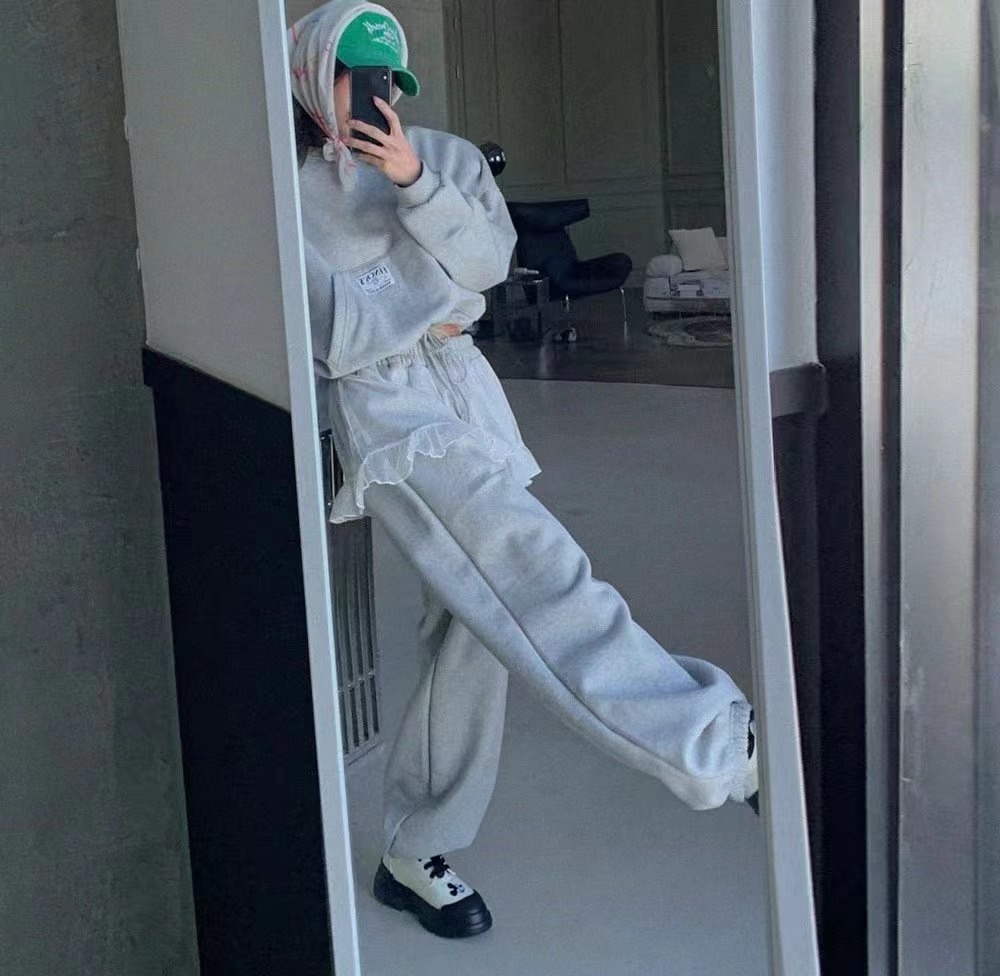 GLOSSY直郵韓國代購㊣女裝新款推薦人氣熱賣25春夏時尚休閑褲GLOSSY休閑褲