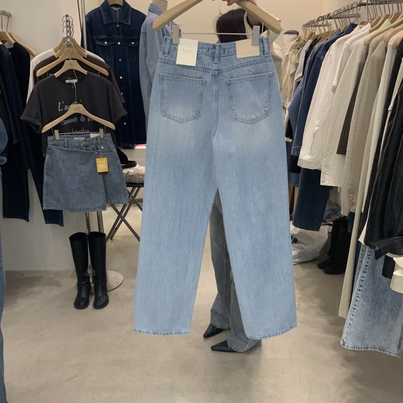 PHILO韓國直郵㊣東大門實拍女裝新品推薦時尚人氣25春夏牛仔褲PHILO牛仔褲