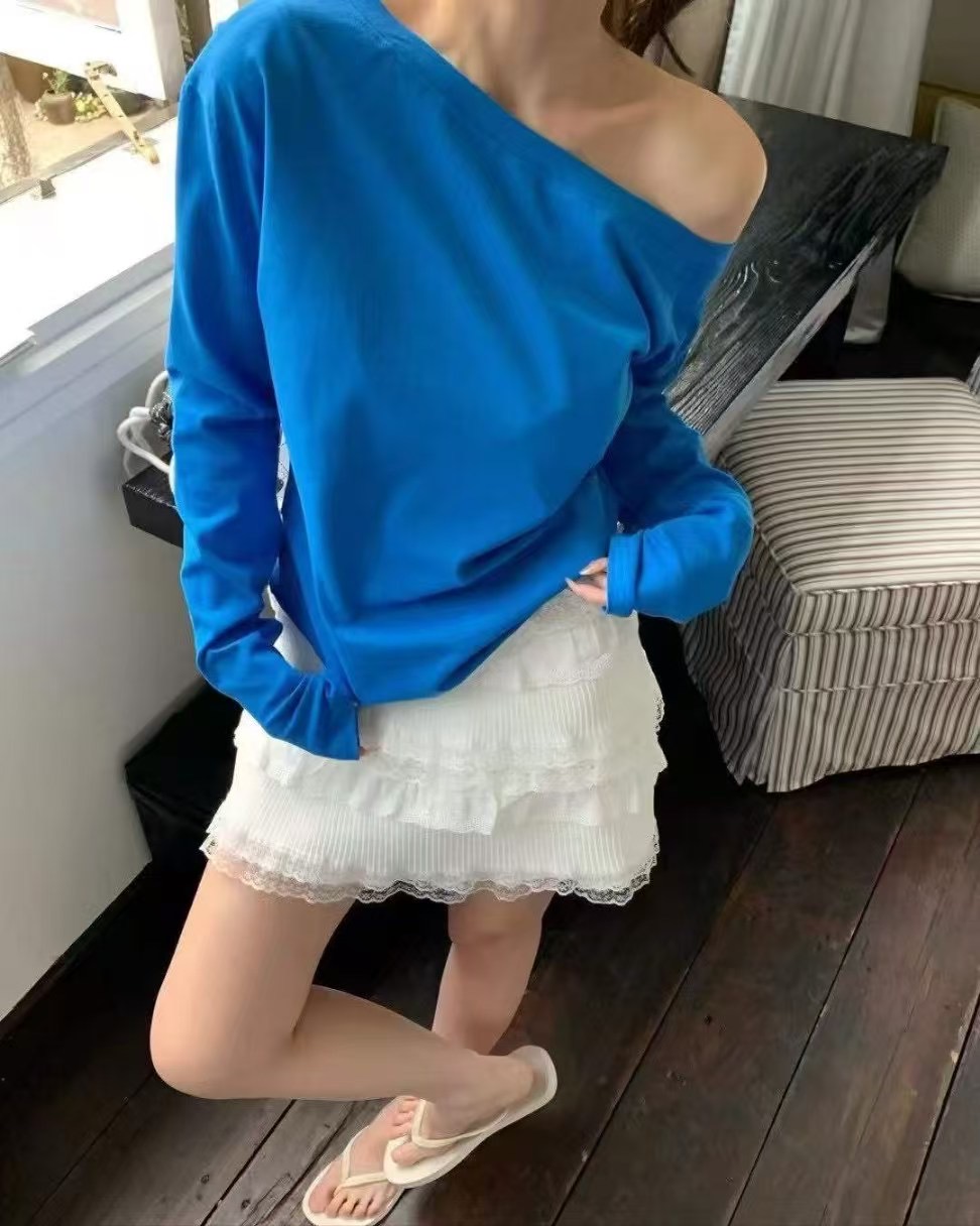 IN A ROW韓國直郵㊣女裝新款職業休閑人氣推薦時尚長袖T恤IN A ROW長袖T恤