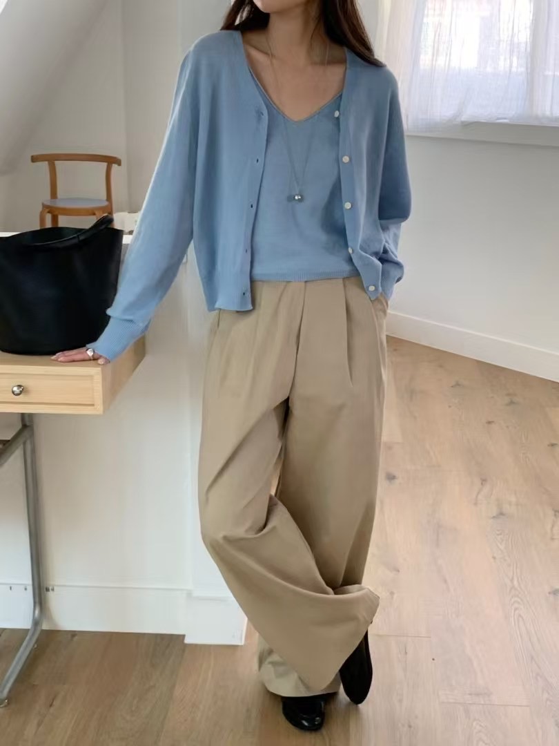 HIDEWAY韓國直郵㊣女裝新品人氣25春夏休閑推薦時尚熱賣休閑褲HIDEWAY休閑褲圖色2
