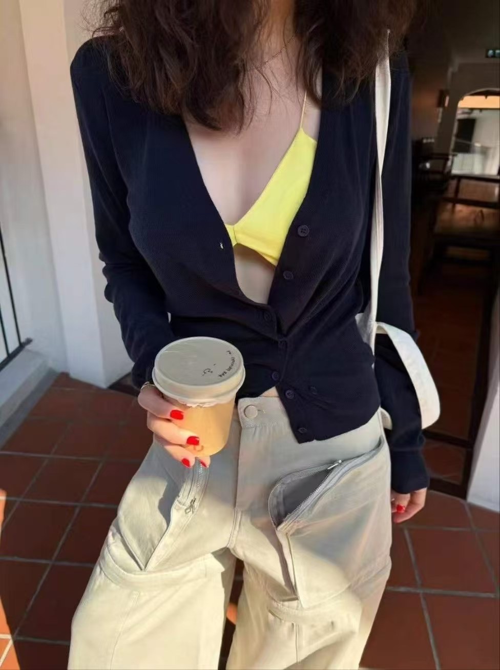 IN A ROW韓國直郵㊣女裝新款熱賣人氣職業休閑時尚針織衫IN A ROW針織衫圖色6