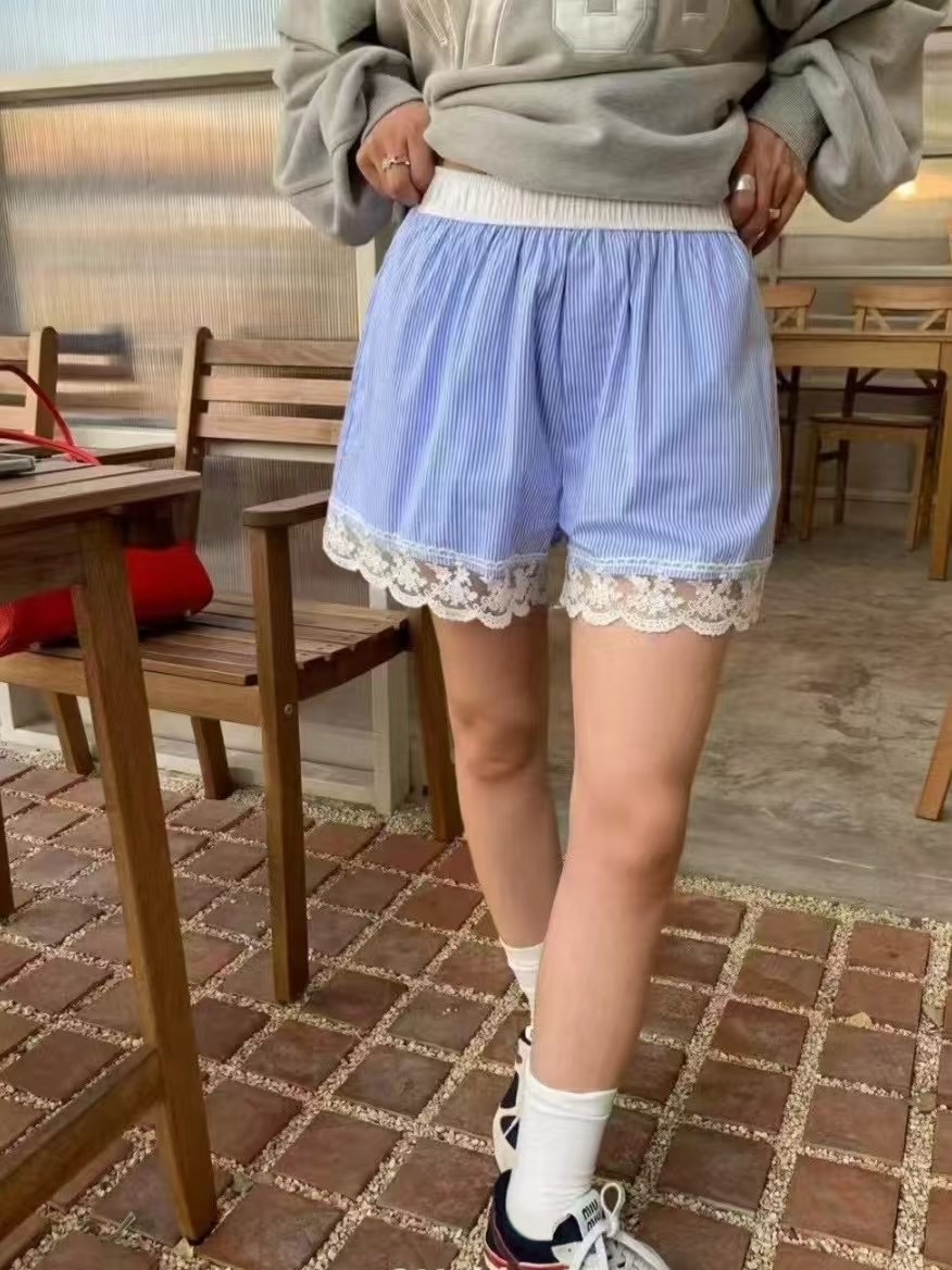 IN A ROW韓國直郵㊣東大門實拍女裝新款25春夏時尚推薦短褲IN A ROW短褲