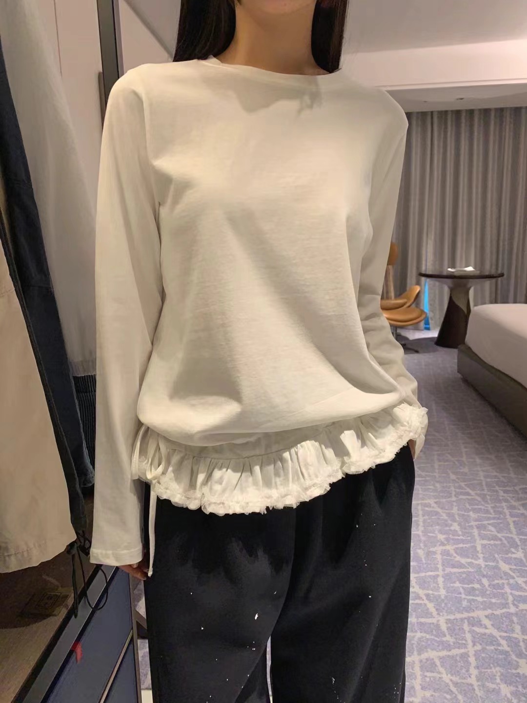 FORMAL直郵韓國代購㊣女裝新款休閑推薦職業人氣25春夏長袖T恤FORMAL長袖T恤