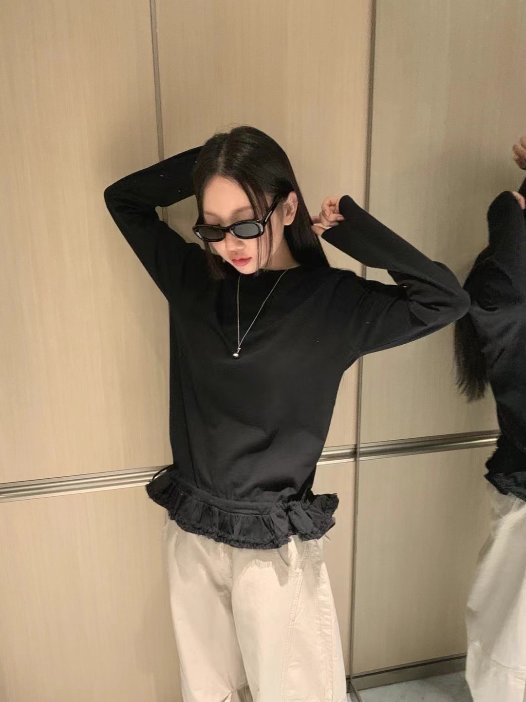 FORMAL直郵韓國代購㊣女裝新款休閑推薦職業人氣25春夏長袖T恤FORMAL長袖T恤圖色2