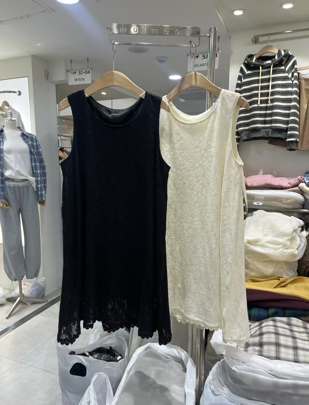 MELMEONT東大門直郵女士新品休閑時尚推薦職業25春夏連衣裙MELMEONT連衣裙圖色1左一色