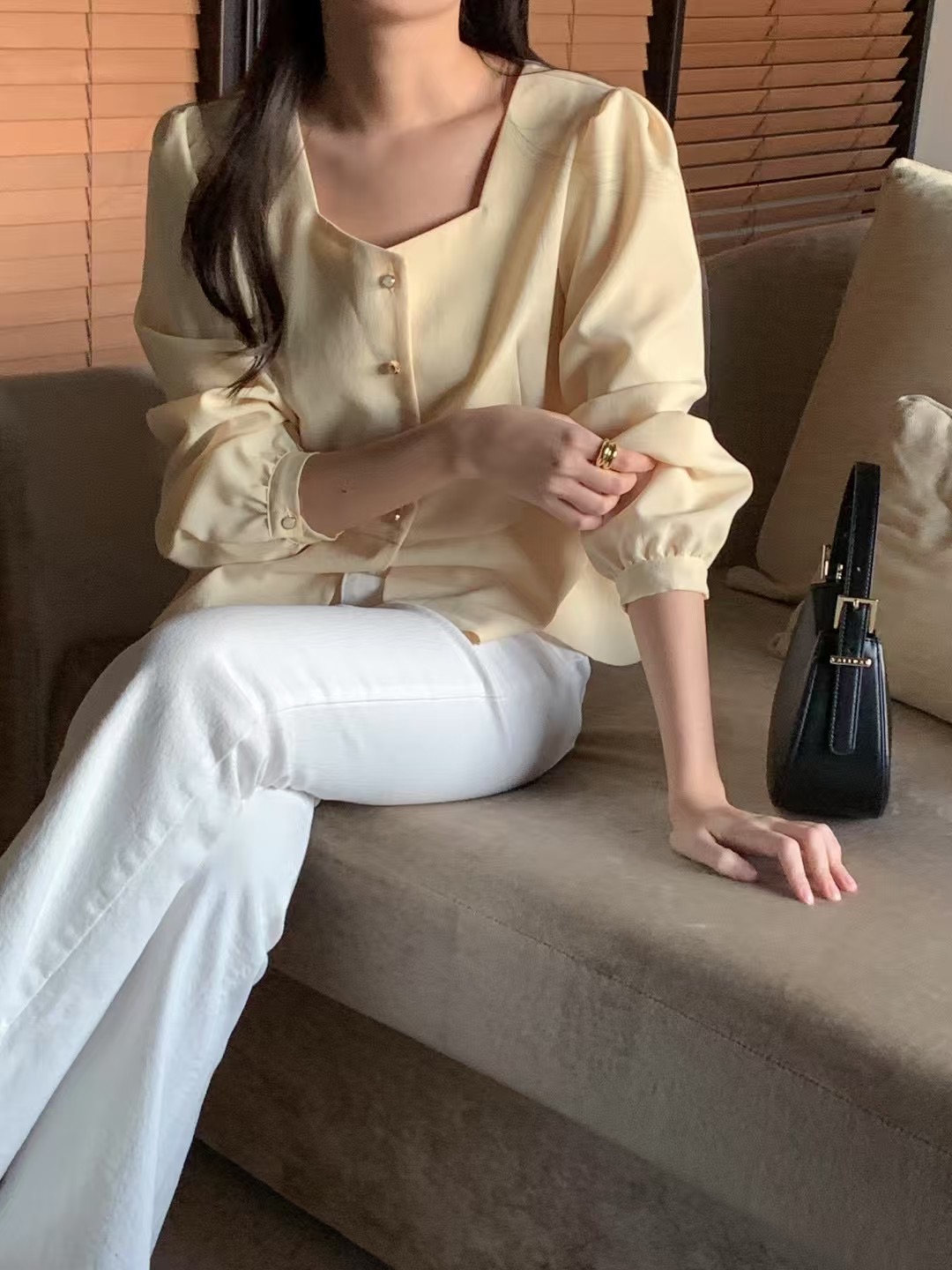 DADA東大門代購女裝新品休閑真品職業推薦人氣熱賣襯衫蕾絲衫DADA襯衫/蕾絲衫