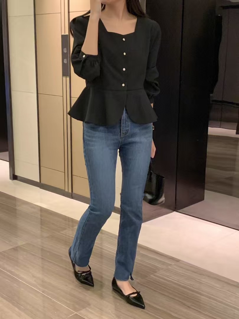 DADA東大門代購女裝新品休閑真品職業推薦人氣熱賣襯衫蕾絲衫DADA襯衫/蕾絲衫