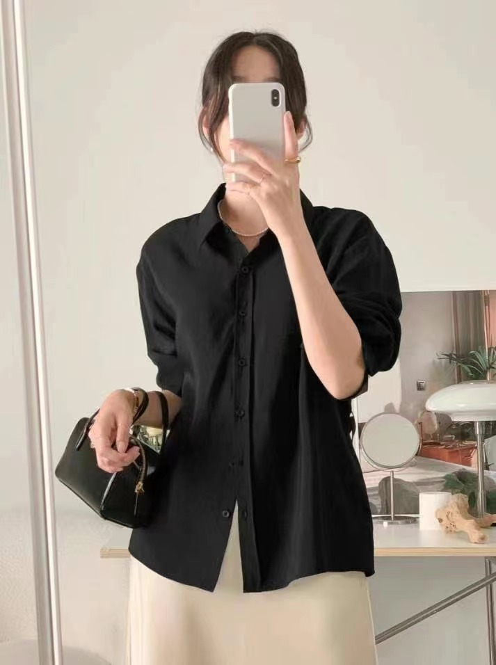 AREING韓國代購女裝新品人氣熱賣真品職業時尚推薦襯衫蕾絲衫AREING襯衫/蕾絲衫