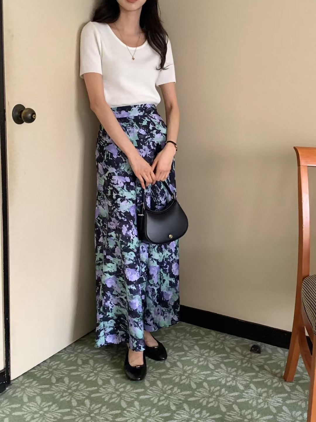 DADA東大門代購女裝新款熱賣人氣25春夏休閑時尚職業推薦長裙DADA長裙