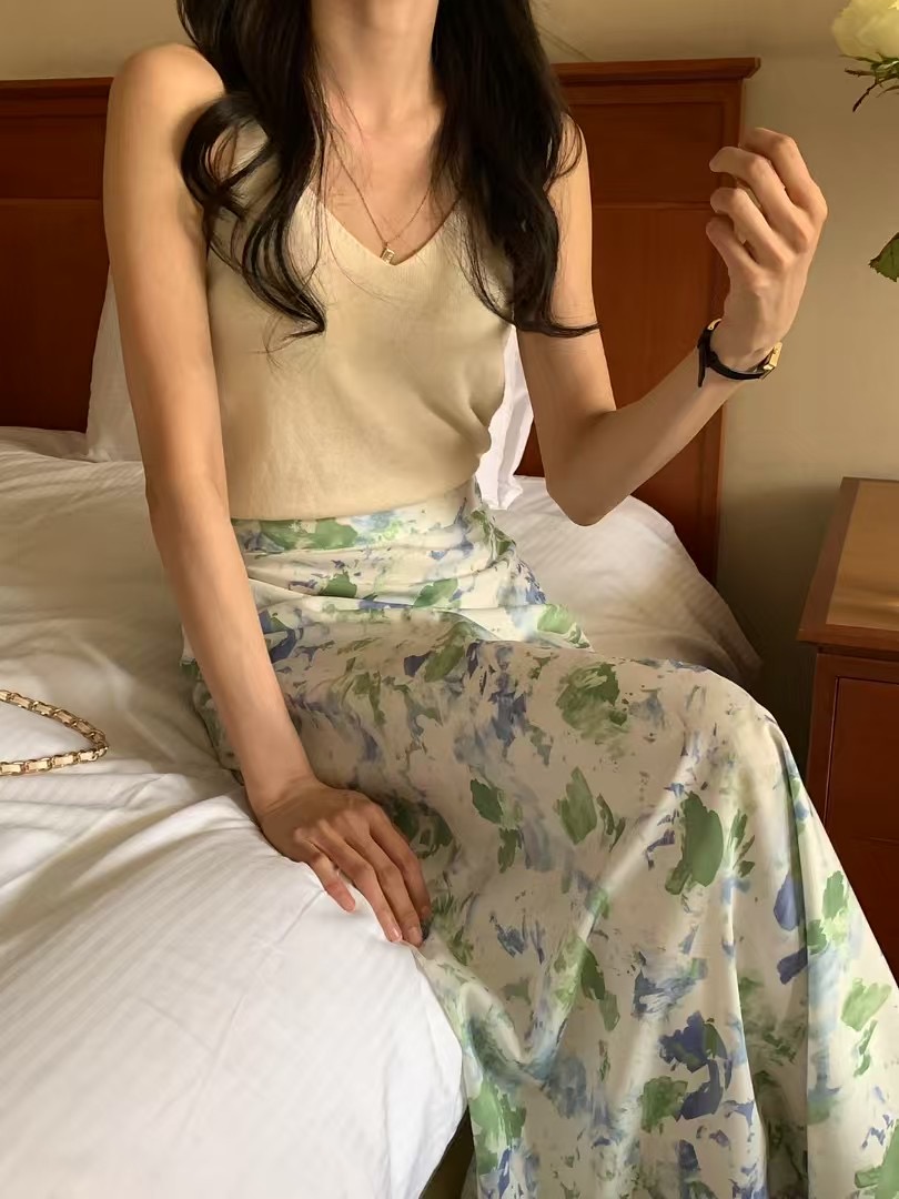 DADA東大門代購女裝新款熱賣人氣25春夏休閑時尚職業推薦長裙DADA長裙