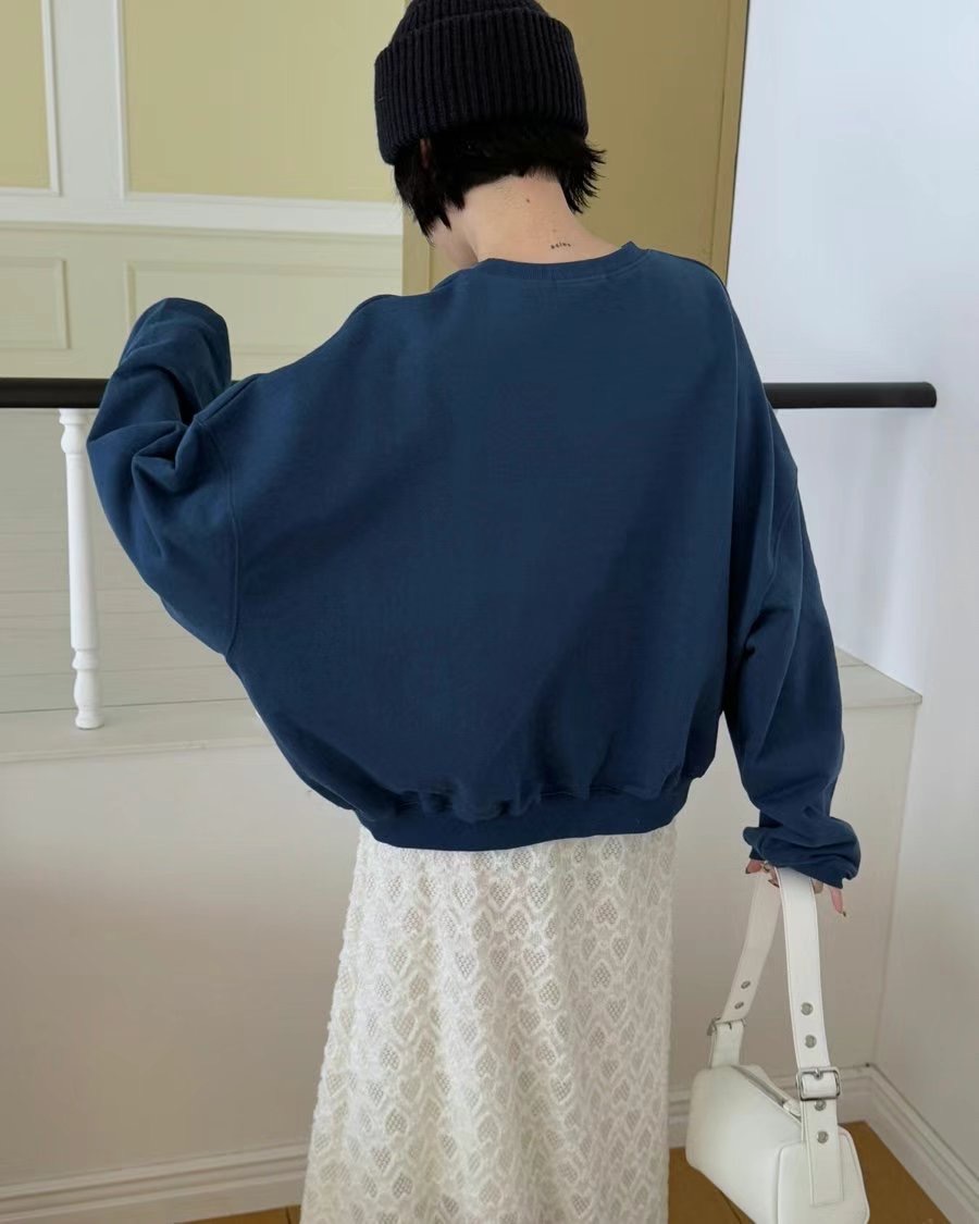 GLOSSY東大門實拍女裝新款推薦真品時尚熱賣休閑25春夏衛衣GLOSSY衛衣