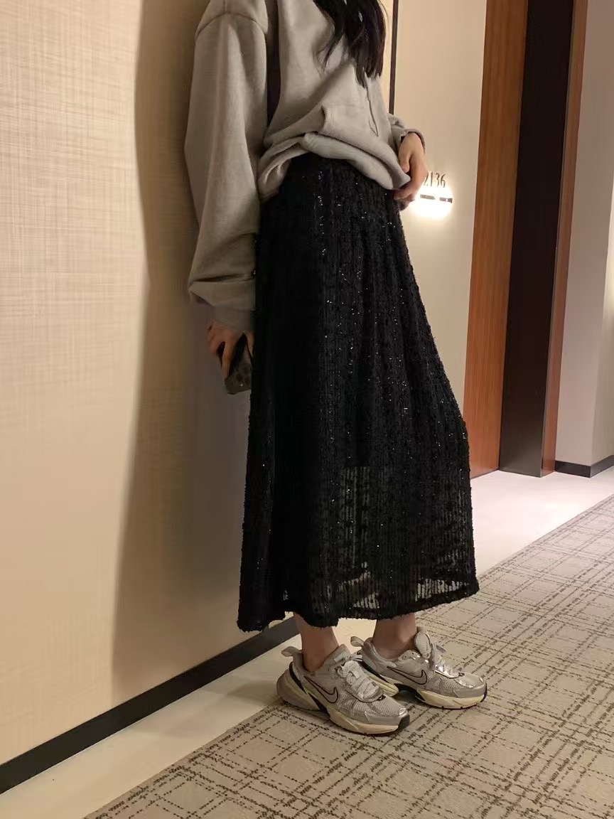 DADA韓國代購女士新款休閑時尚人氣真品推薦熱賣職業25春夏長裙DADA長裙