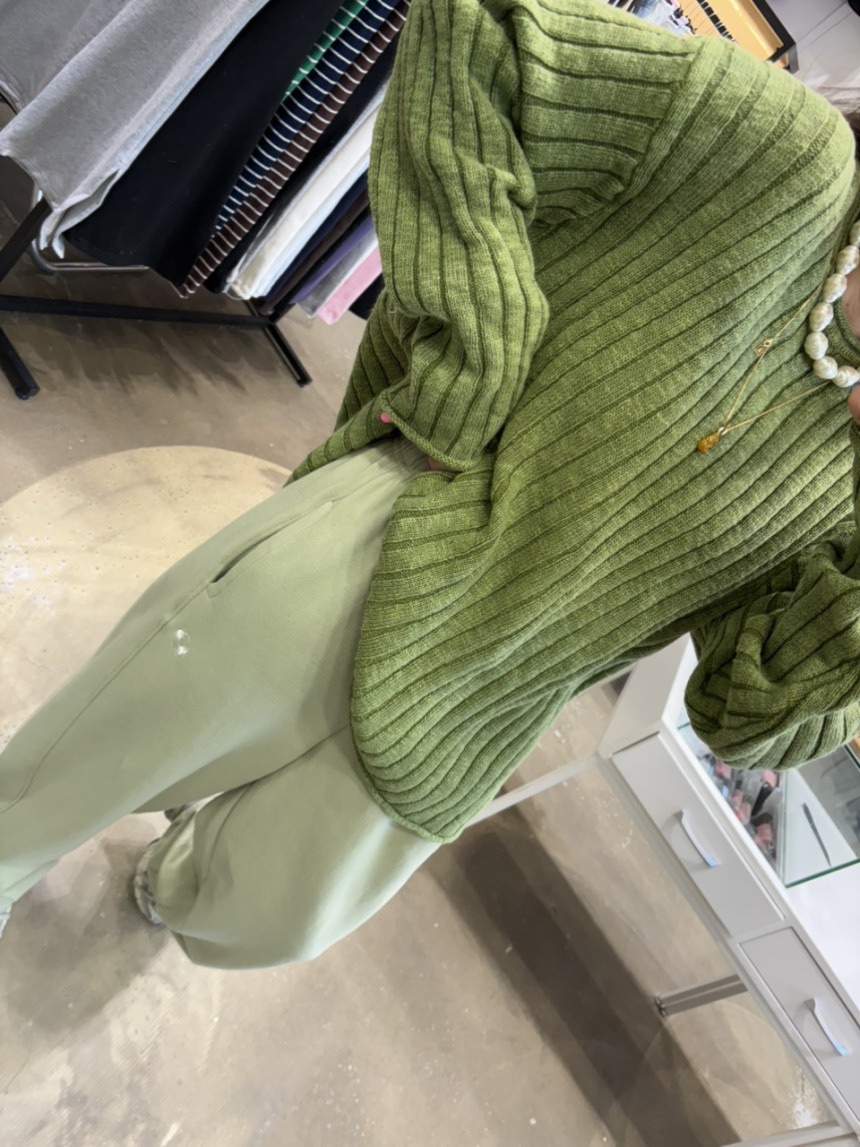 OURWAVE/OUR ROOM東大門實拍女裝新品職業針織衫短款針織Our Wave/Our Room針織衫