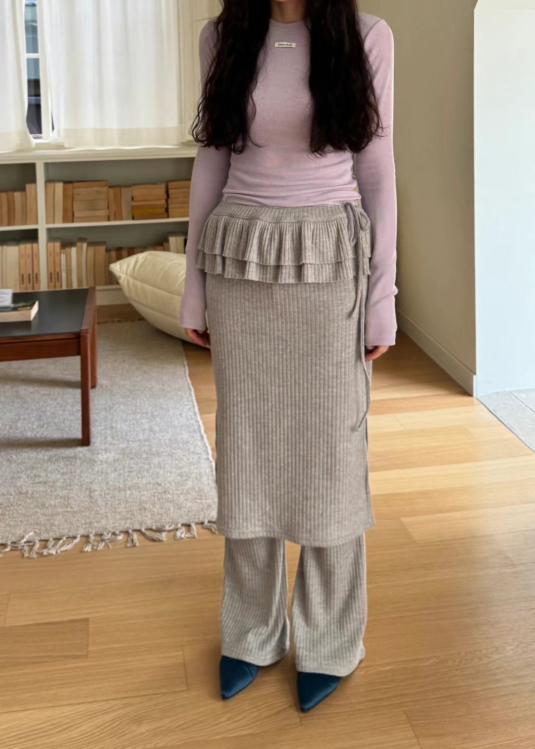 GLOSSY東大門實拍女裝新款推薦時尚休閑熱賣真品半身裙中短裙GLOSSY半身裙/中短裙