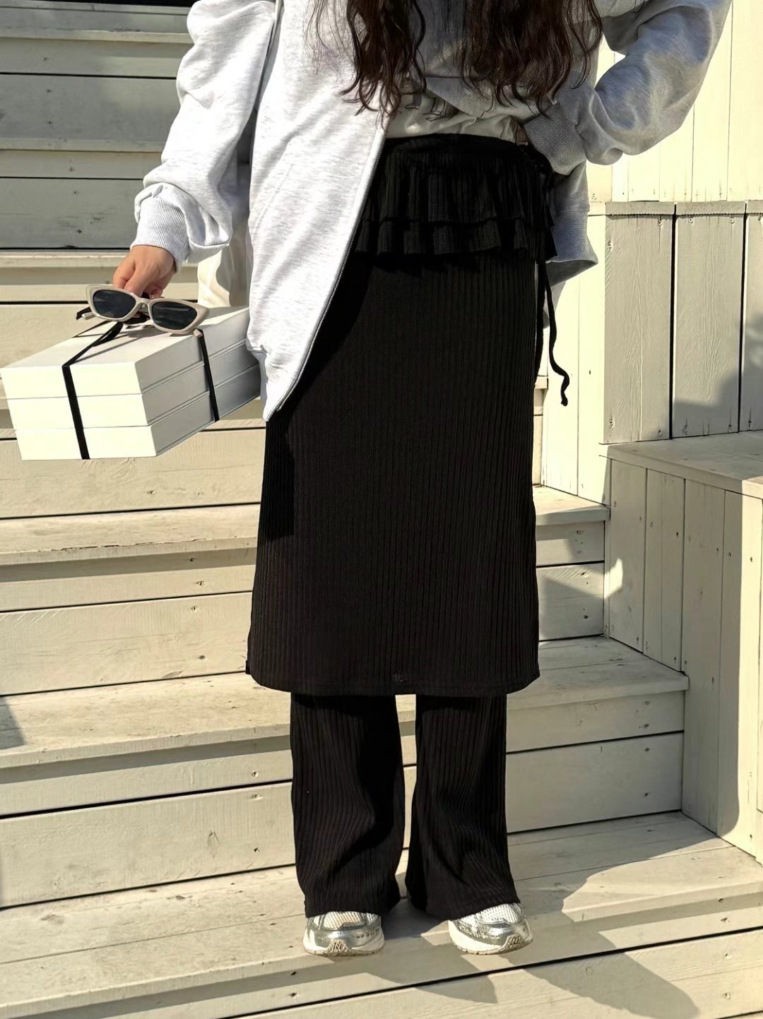 GLOSSY東大門實拍女裝新款推薦時尚休閑熱賣真品半身裙中短裙GLOSSY半身裙/中短裙圖色2