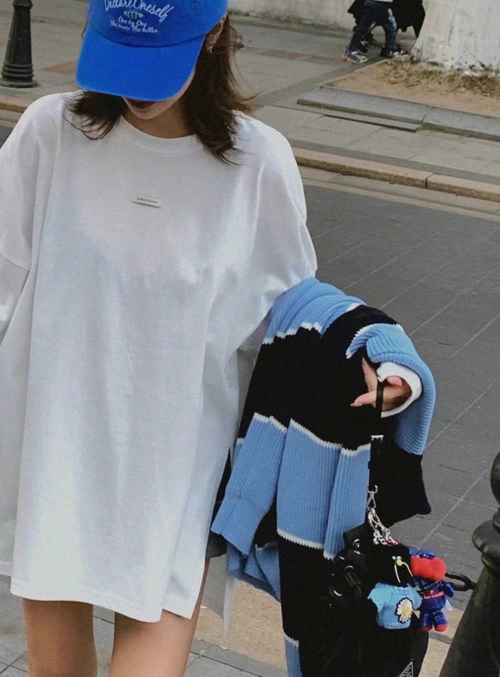 GLOSSY韓國代購女士新款熱賣25春夏時尚休閑職業推薦長袖T恤GLOSSY長袖T恤