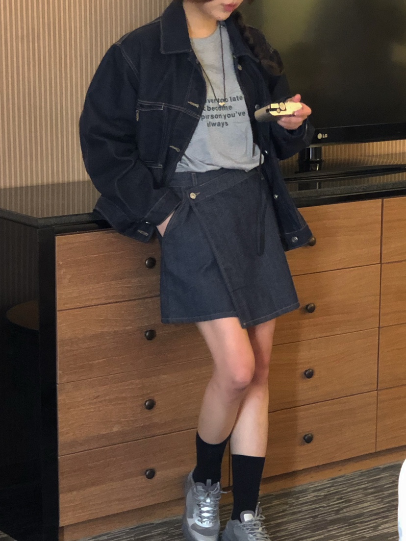 ONDO-P韓國直郵㊣東大門實拍女裝新款推薦熱賣時尚人氣短裙ONDO-P短裙