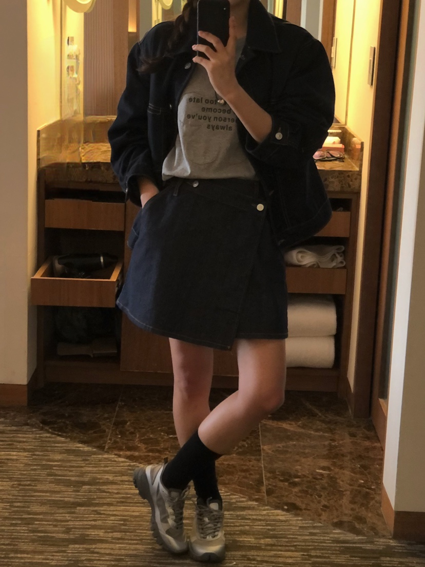 ONDO-P韓國直郵㊣東大門實拍女裝新款推薦熱賣時尚人氣短裙ONDO-P短裙