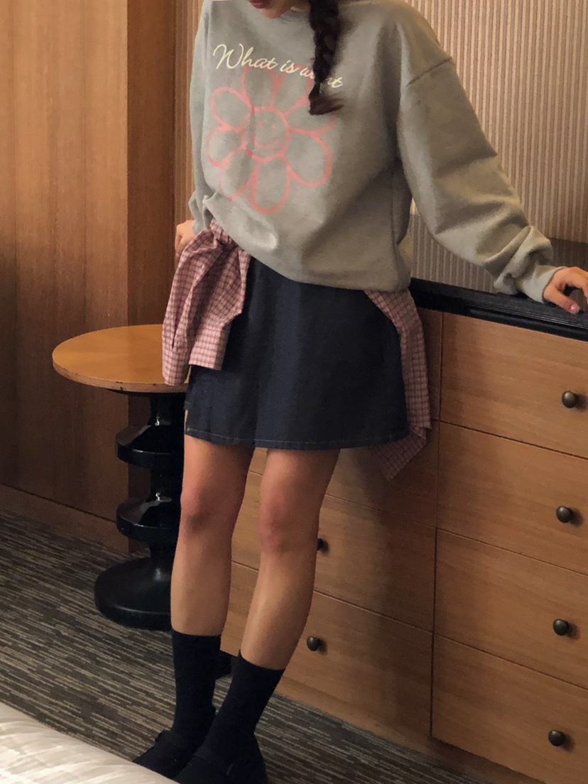 ONDO-P韓國直郵㊣東大門實拍女裝新款推薦熱賣時尚人氣短裙ONDO-P短裙