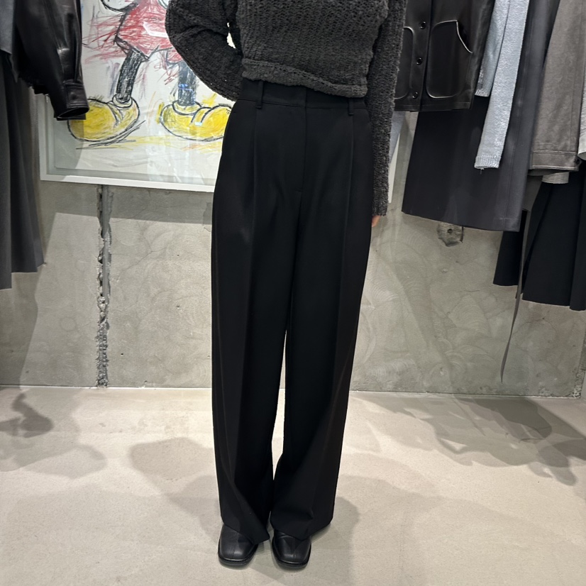 LAMAGIEPIE韓國直郵㊣女裝新款時尚人氣25春夏推薦休閑褲綁帶LAMAGIE GREY休閑褲圖色2
