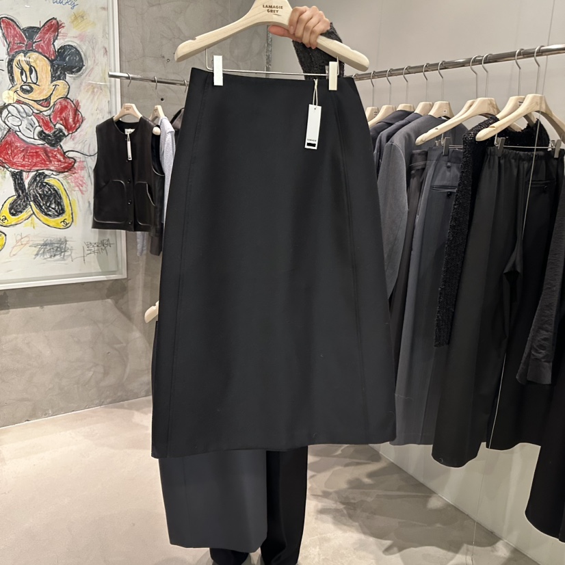 LAMAGIEPIE韓國直郵㊣東大門實拍女裝新款職業半身裙中短裙LAMAGIE GREY半身裙/中短裙圖色2
