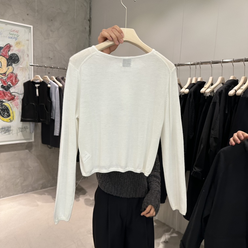 LAMAGIEPIE韓國直郵㊣東大門實拍女裝新品時尚熱賣職業針織衫LAMAGIE GREY針織衫