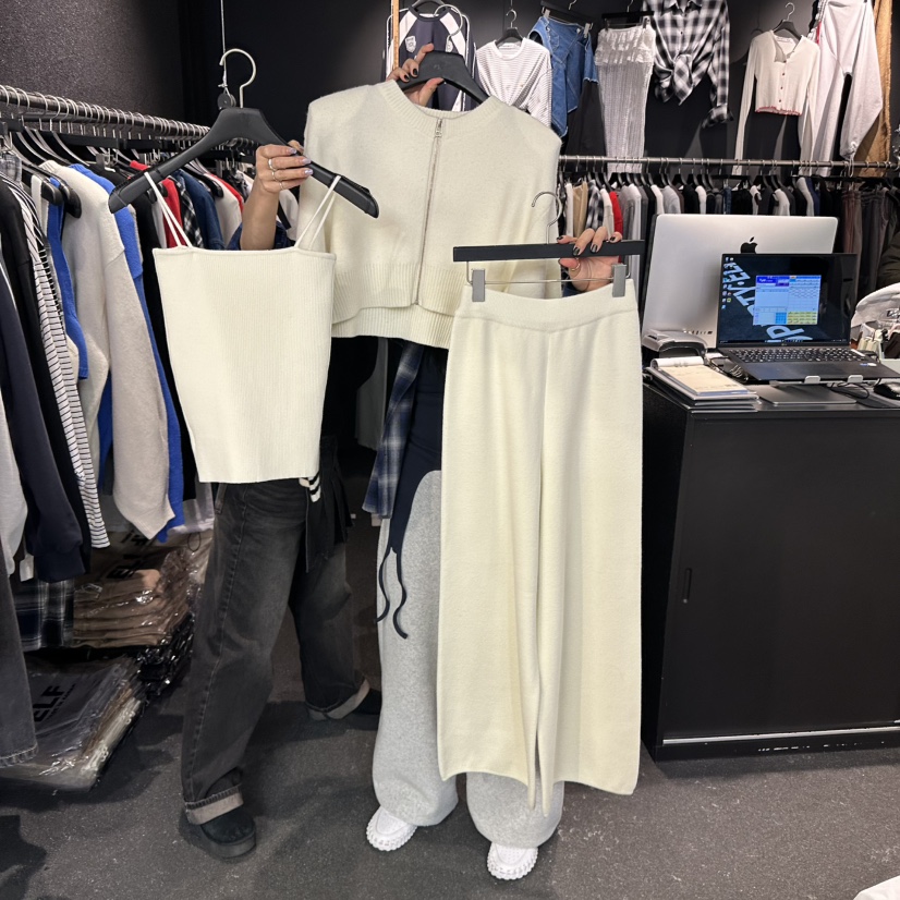 ELF-L韓國直郵㊣女裝新品時尚25春夏休閑人氣推薦吊帶背心PROJECT ELF/ELF-L吊帶/背心