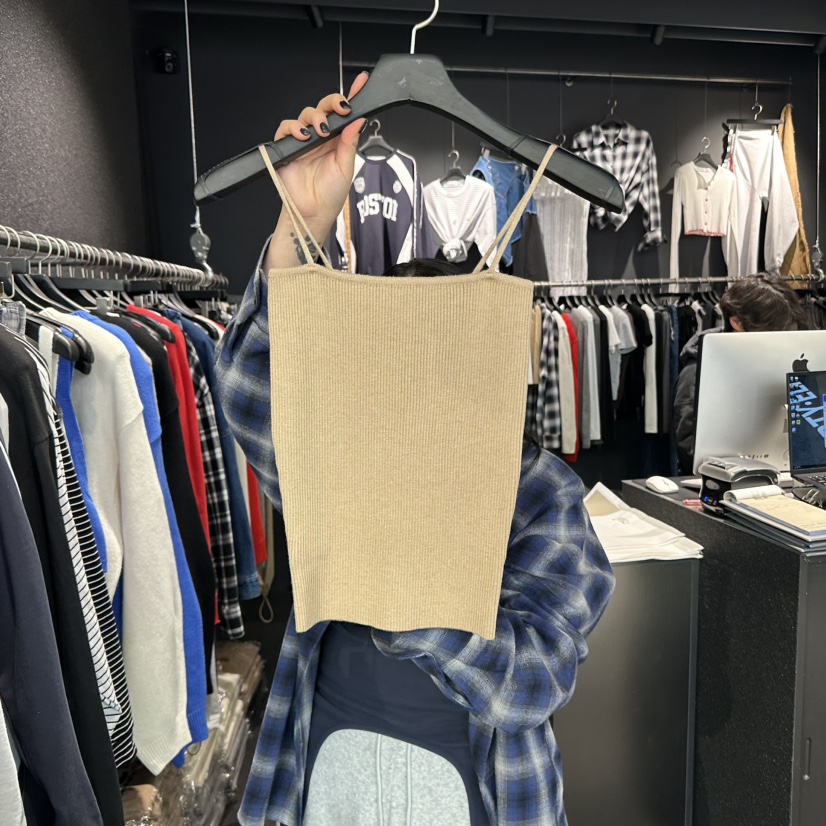 ELF-L韓國直郵㊣女裝新品時尚25春夏休閑人氣推薦吊帶背心PROJECT ELF/ELF-L吊帶/背心圖色2