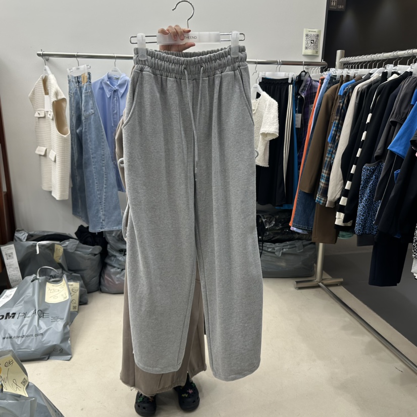 INTHEEND韓國直郵㊣東大門實拍女裝新款推薦熱賣休閑褲蝴蝶結INTHEEND休閑褲圖色1