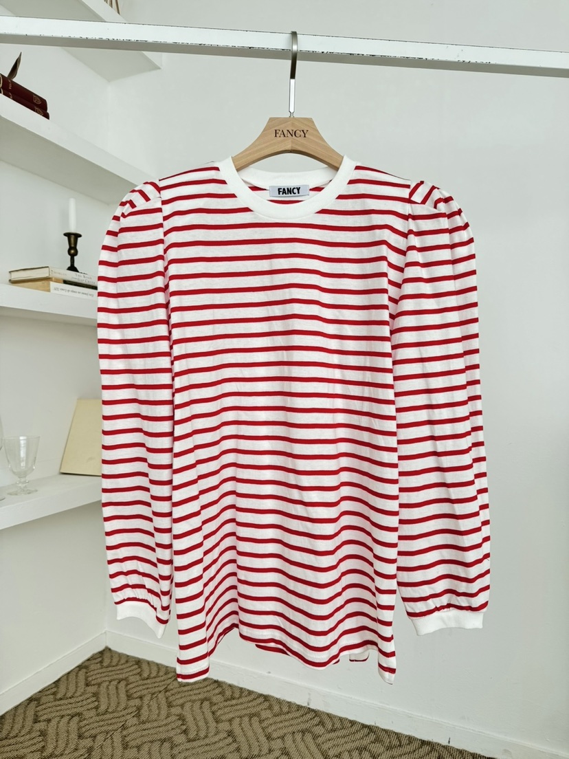 SOMETHING-L韓國直郵㊣東大門實拍女裝新品人氣熱賣長袖T恤SOMETHING-L/FANCY長袖T恤圖色3