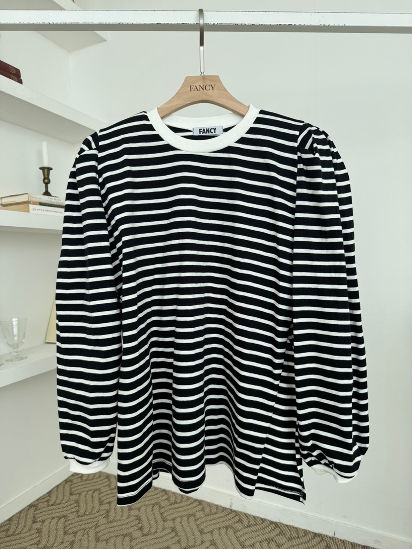 SOMETHING-L韓國直郵㊣東大門實拍女裝新品人氣熱賣長袖T恤SOMETHING-L/FANCY長袖T恤圖色4