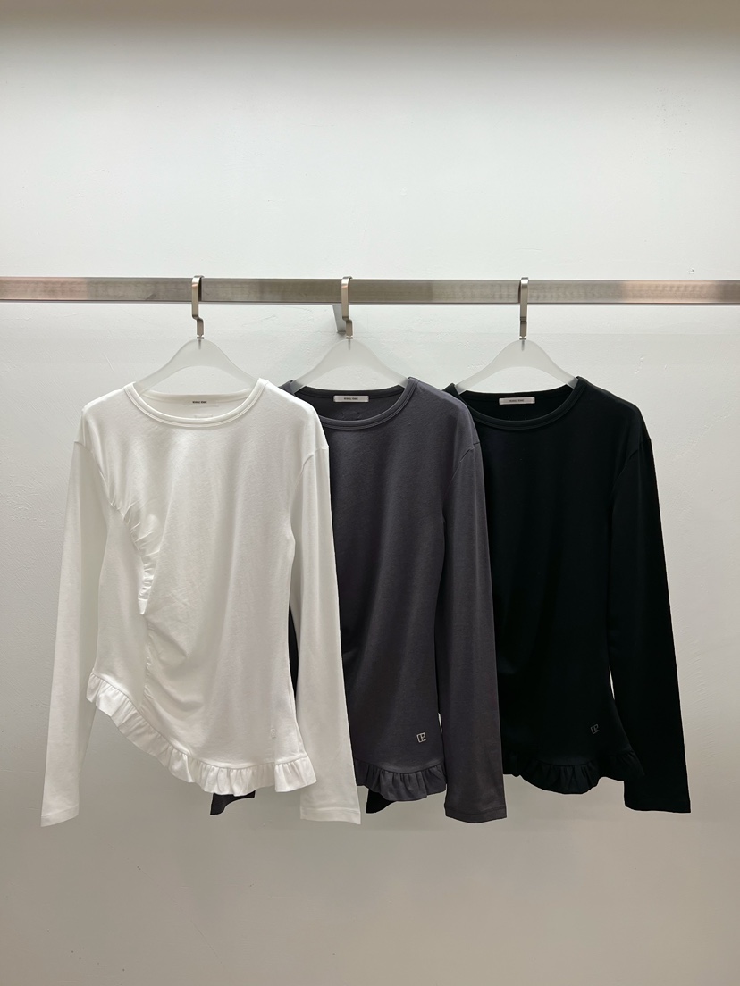 WEARABLE-L直郵韓國代購㊣女裝新品人氣職業休閑時尚長袖T恤WEARABLE長袖T恤