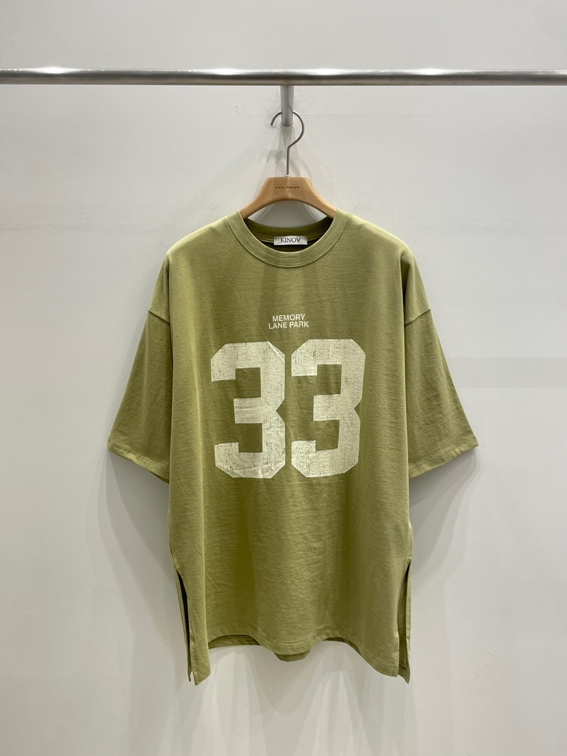 KINOA韓國㊣直郵東大門代購女裝新品25春夏休閑熱賣時尚T恤KINOAT恤圖色2