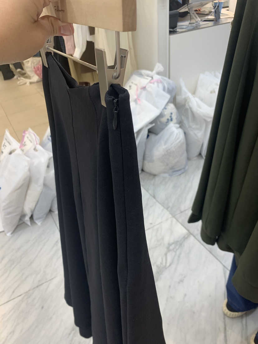 FILLMOR直郵韓國代購㊣女裝新款職業時尚休閑熱賣25春夏長裙雙層FILLMOR長裙