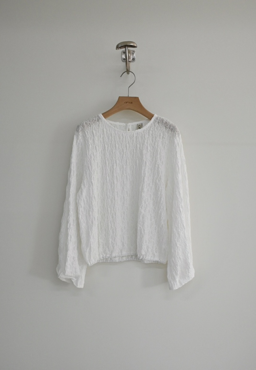 OP PER直郵韓國代購㊣女裝新品25春夏職業休閑人氣長袖T恤OPPER-simplebeige長袖T恤圖色1