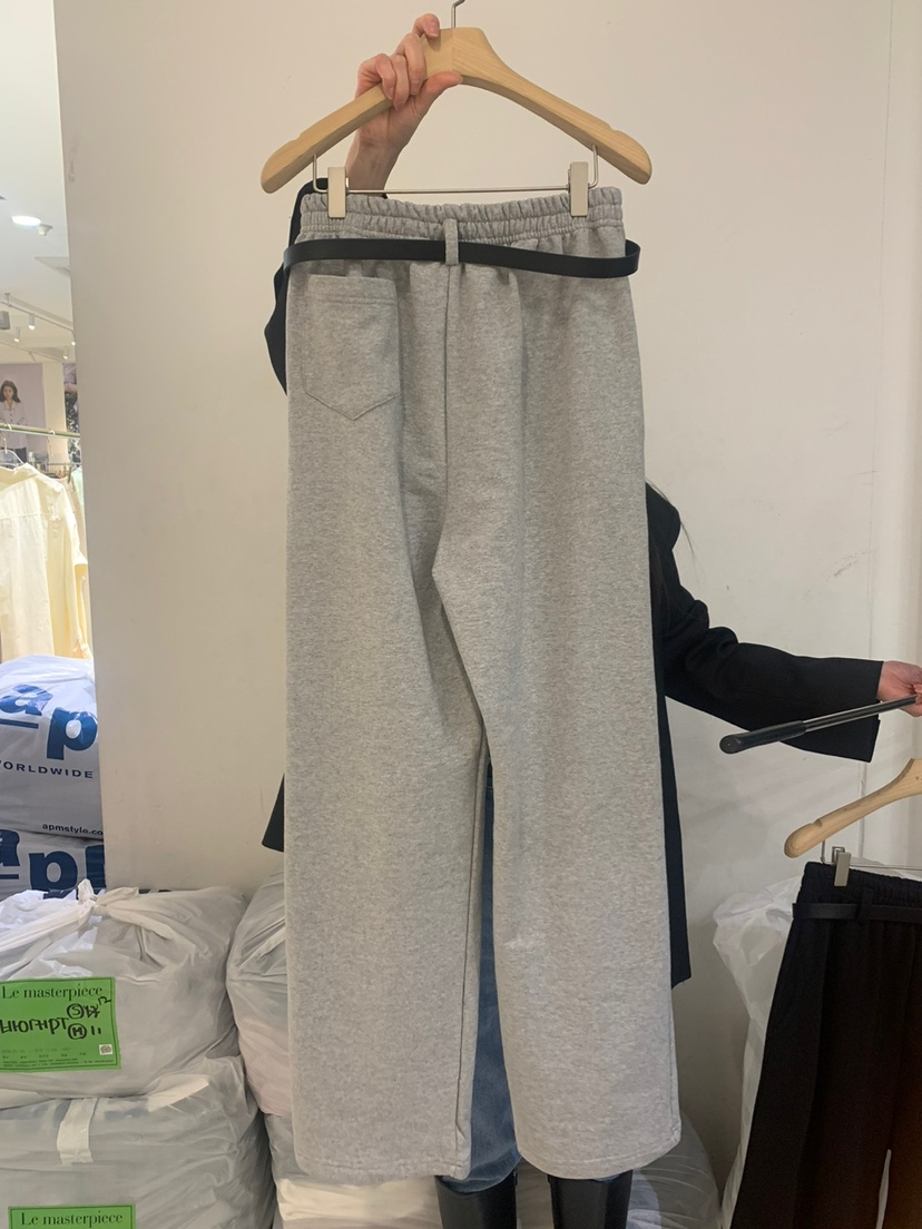 GAMDONG韓國㊣直郵東大門代購女裝新品時尚推薦休閑褲含腰帶GAMDONG休閑褲