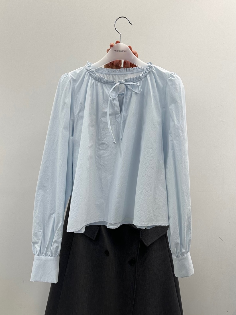 ANDTERRACE韓國直郵㊣東大門實拍女裝新品休閑職業襯衫蕾絲衫ANDTERRACE襯衫/蕾絲衫圖色3