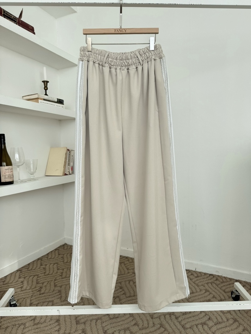 FANCY韓國㊣直郵東大門代購女裝新款人氣時尚推薦休閑休閑褲FANCY/Something休閑褲圖色1