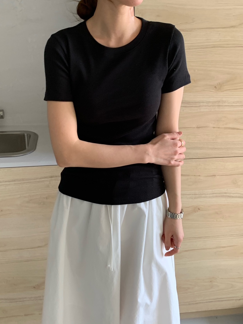 COBALT BLUE韓國㊣直郵東大門代購女裝新款休閑人氣職業T恤COBALT BLUET恤圖色4