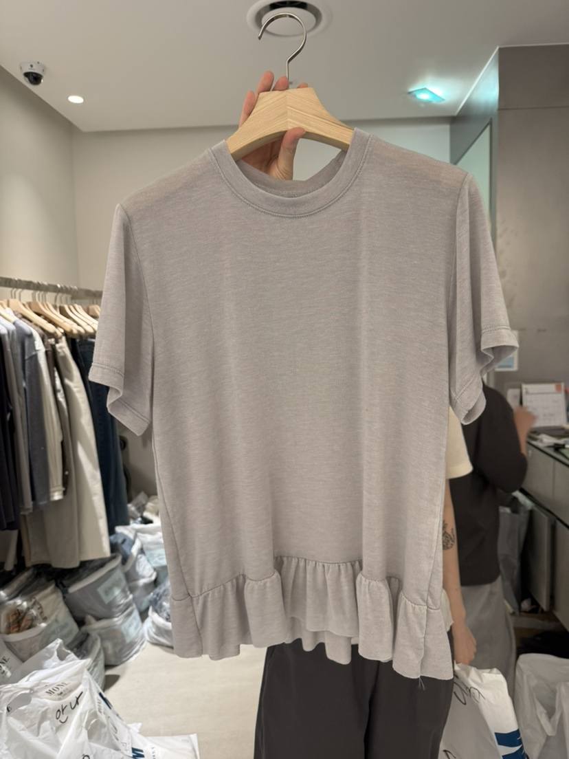 MONE-A直郵韓國代購㊣女裝新款推薦時尚人氣25春夏休閑T恤HOWFFT恤圖色2