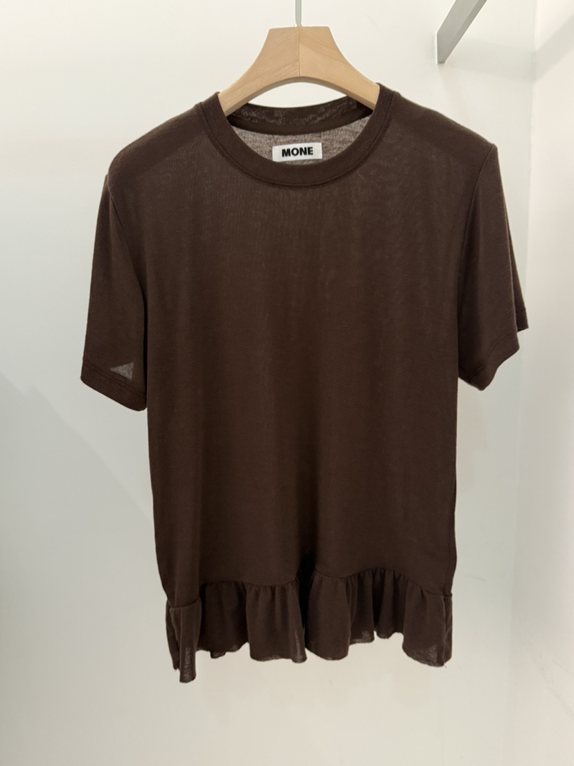 MONE-A直郵韓國代購㊣女裝新款推薦時尚人氣25春夏休閑T恤HOWFFT恤圖色4